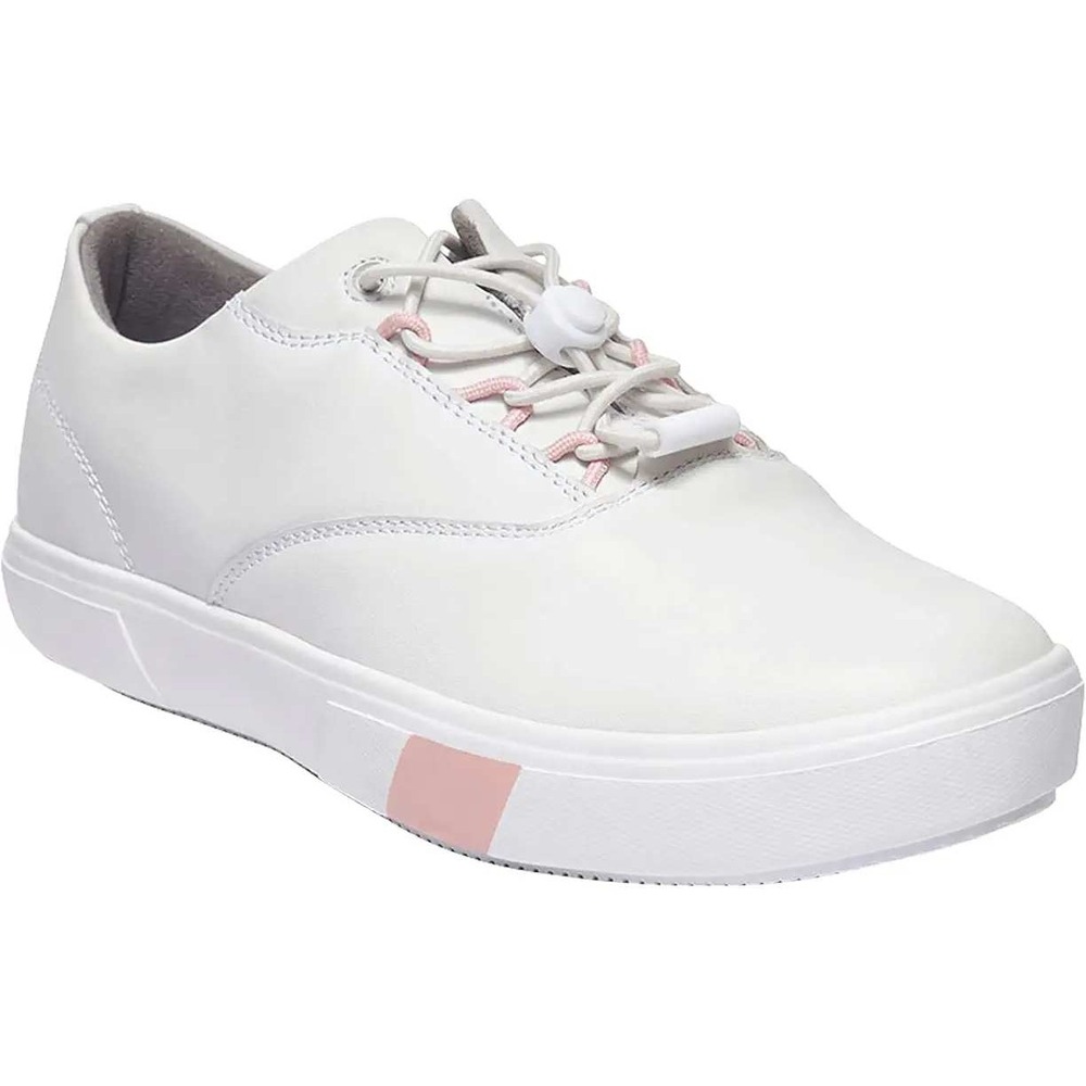 NWB Anodyne‎ No. 93 Casual Sneaker Women's size 8 white, pink accent
